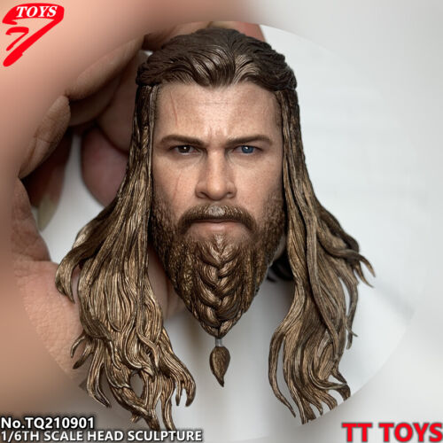 TTTOYS 1/6 TQ210901 Thor Chris Hemsworth Head Sculpt For 12inch Male Figure Body - Picture 1 of 8
