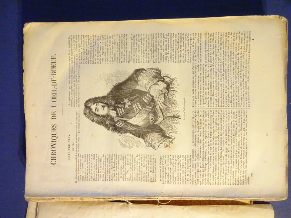 RARE - Chroniques De O'Oeil-De-Boeuf, 2nd Part, French Text - Image 4 of 4