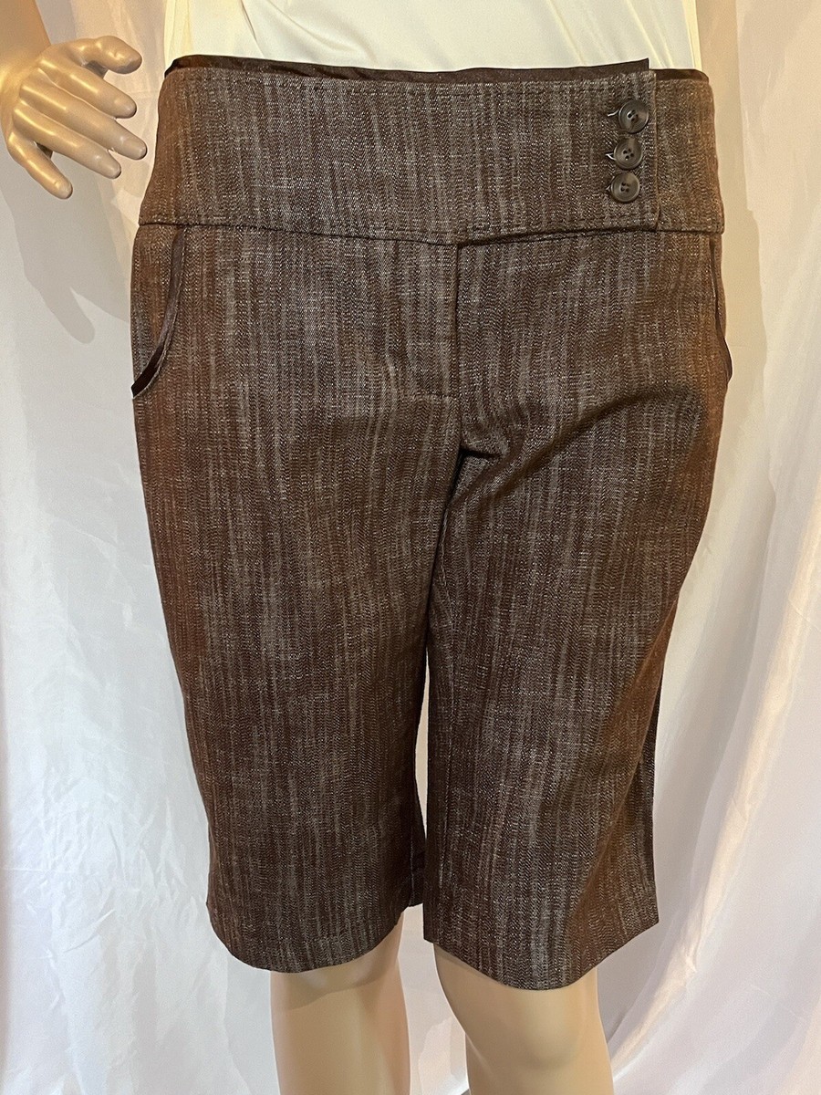 My Michelle Brown Knee Length Dress Shorts Size 6 My Michelle Brown Knee Length Dress Shorts Size 6