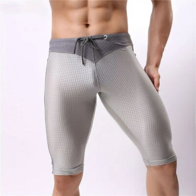 Lässige kurze Sporthosen Männer Jogger Gym Training Elastizität Enge Leggings - Bild 1 von 4