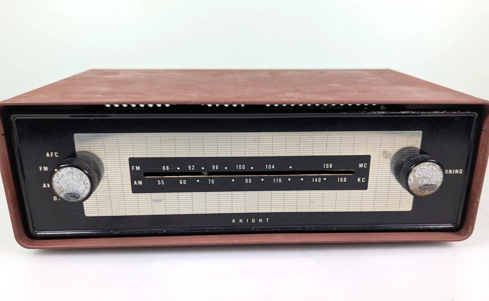 Vintage Knight Tube AmFm Tuner as-is *Parts/Repair* - Image 3 of 4