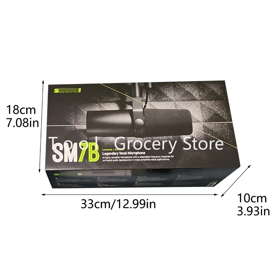 SM7B Cardioid Dynamic Vocal Microphone Legendary Vocal for Shure NEW - Image 3 of 4