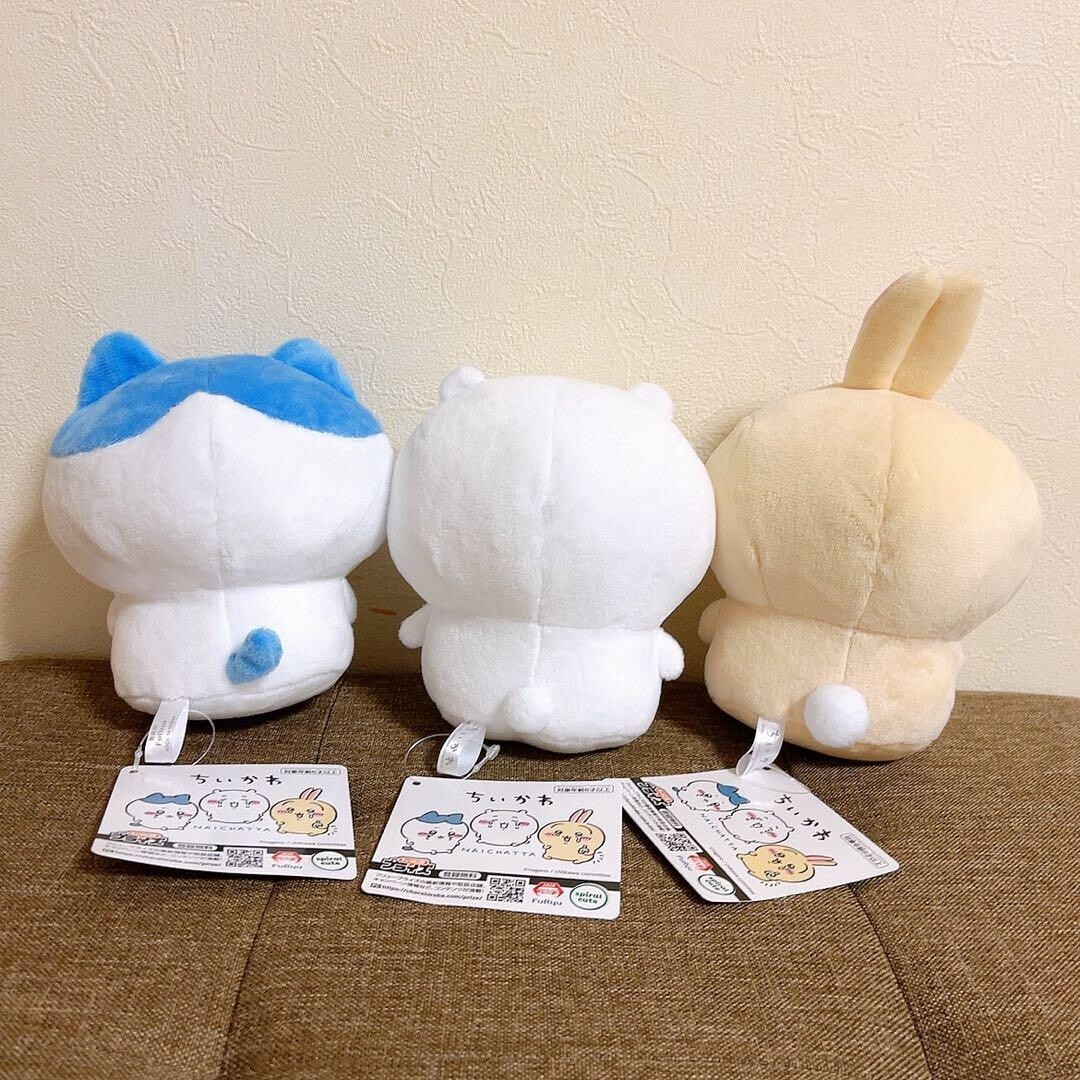 Chiikawa Cried Plush Set of 3 Chikawa Hachiware Rabbit Usagi