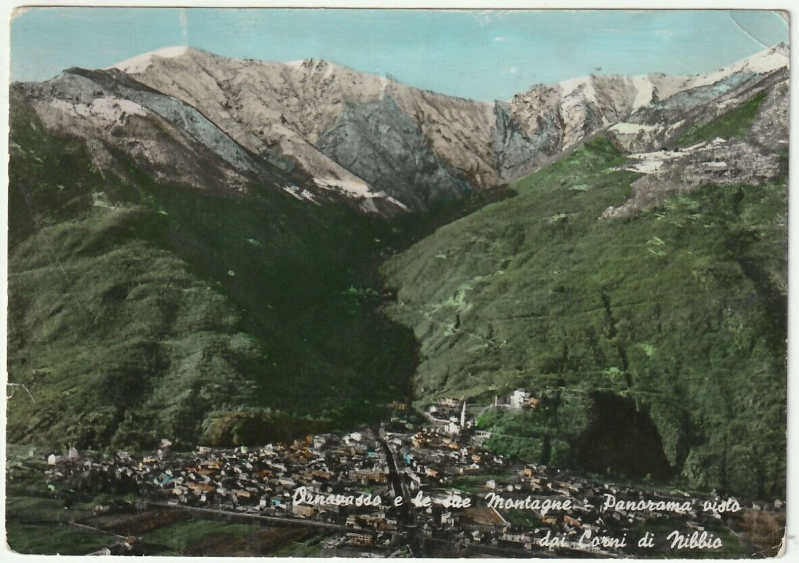 ORNAVASSO E LE SUE MONTAGNE - VERBANIA -PANORAMA VISTO DAI CORNI DI NIBBIO-38443