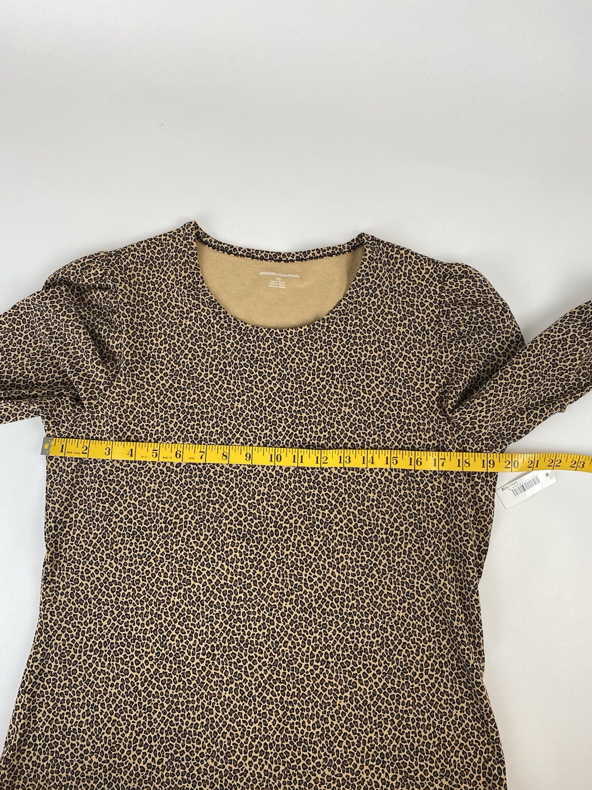 amazon essentials women's animal print long sleeve tunic size Large NWT thumbnail 4