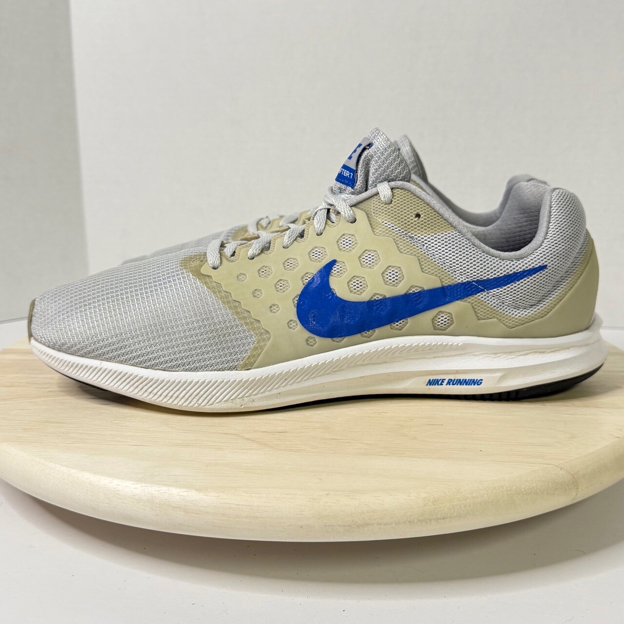 SAOLA Scarpe da corsa Nike Downshifter 7 uomo 852459 003 platino cobalto taglia 11 5