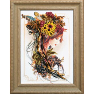 Bead Embroidery Kit   -  GOLDEN AUTUMN