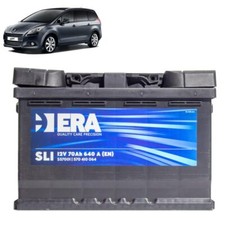 Batteria 70Ah per Peugeot 5008 2.0 Hdi gasolio 2009-2016