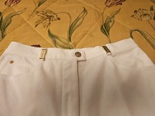 St John Sport White Slacks Beautiful Size 6