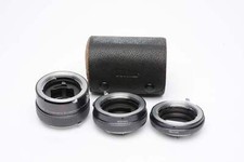 Vivitar Auto Extension Tube AT-5 for Minolta MD w/Case 12, 20, 36mm 