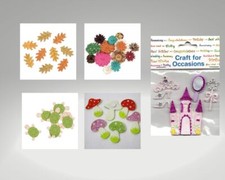 Sticker Embellishments - Glitter Paper Party Scrapbook Crafts - Large Choice