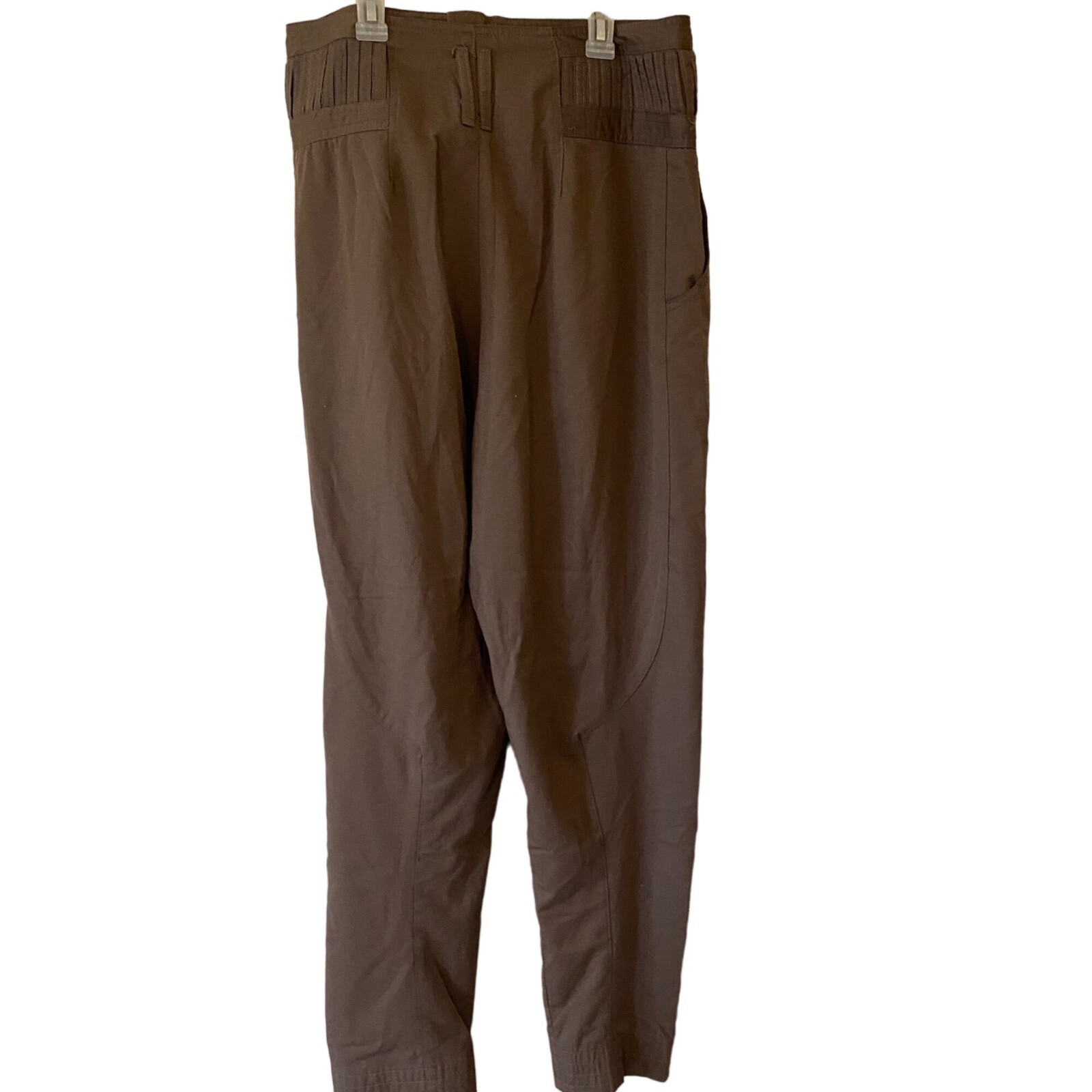 Men’s Z Cavaricci Brown Parachute Pants Size 34 eBay