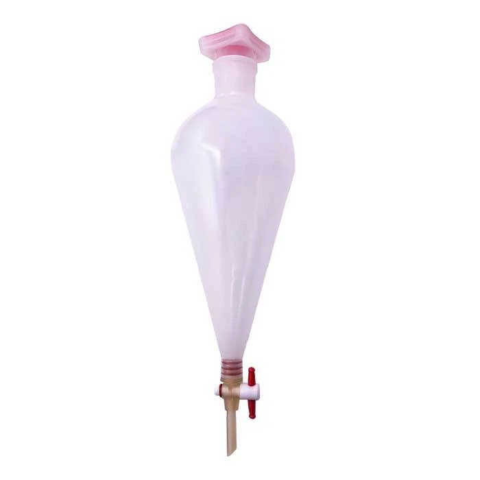Plastic Separatory Funnel Set, PTFE Stopcock, Lab Chem Supplies, 125-1000ml - Image 2 of 4