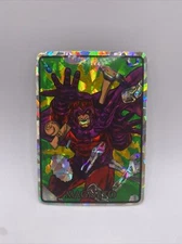 RARE 1992 Marvel Masterpieces MAGNETO #49 X-MEN Prism Vending Machine Sticker