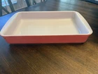 Vintage Pyrex #232 Pink Flamingo 2 Qt. Rectangular 13”x 8” Casserole Baking Dish