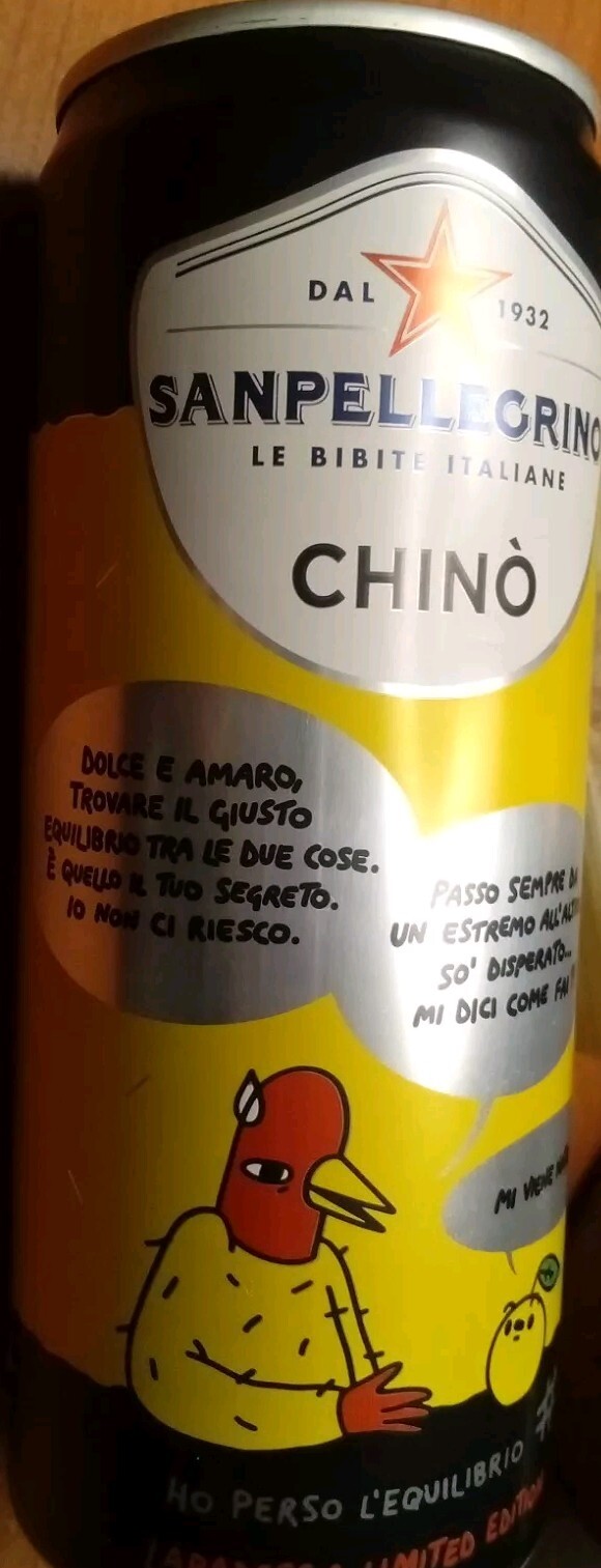 LABADESSA LIMITED EDITION - SAN PELLEGRINO - CHINOTTO CHINO' - NUMERO #2