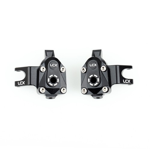 LCX 1/18 RC Crawler CNC Aluminum Front Axle Steering Knuckle Set for Axial UTB18 - Picture 3 of 8
