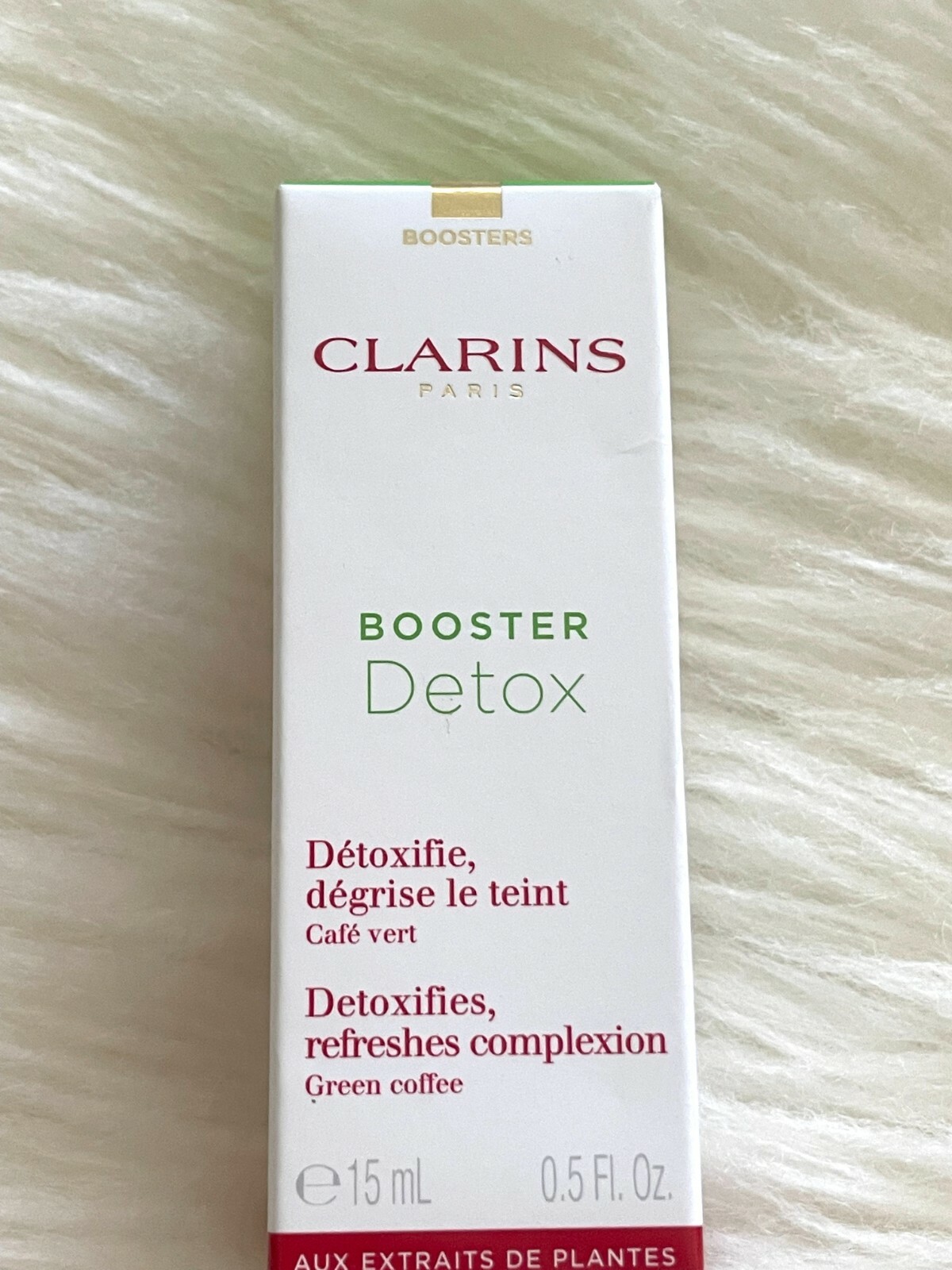 CLARINS Booster Detox 0.5 fl oz Detoxifying Serum Congested Skin