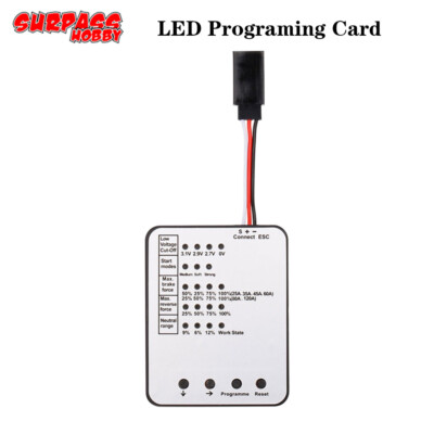 SURPASS HOBBY LED Programming Card for RC Car 25A/45A/80A/120A Brushless ESC