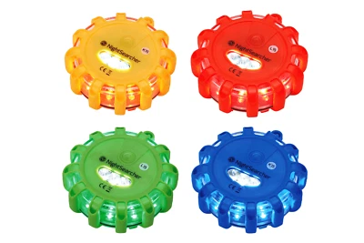 NIGHTSEARCHER Pulsar AAA | 360º Illumination | Battery Powered Hazard Warning Light