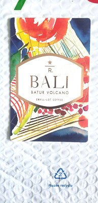 2018 Starbucks Reserve Coffee Taster Card - Bali Batur Volcano - NRMNT/MINT