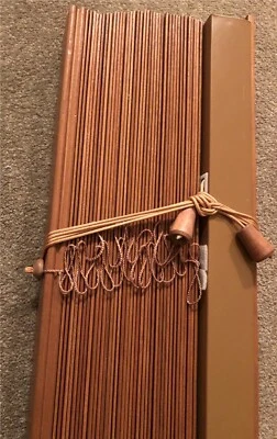 Real Timber Wood Venetian Blinds 90 X 120 Cms Curtains