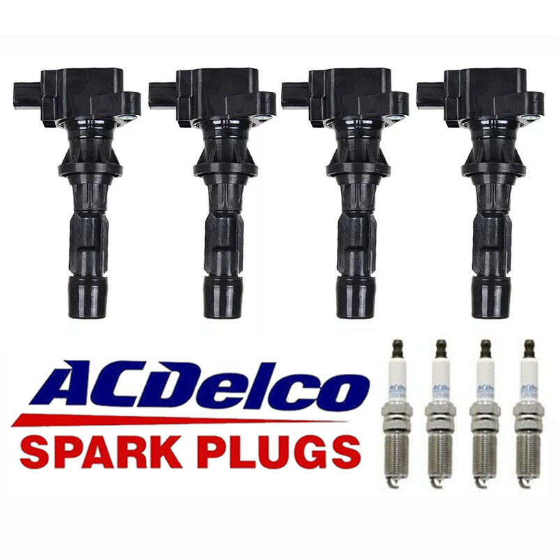 For 2006-2013 Mazda 3 6 2.3L 4 MK Ignition Coil  4 ACDelco Iridium Spark Plug