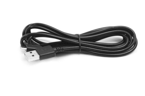 2 m USB schwarzes Kabel für Motorola Focus85-W WiFi Videokamera Babyphone - Bild 1 von 5