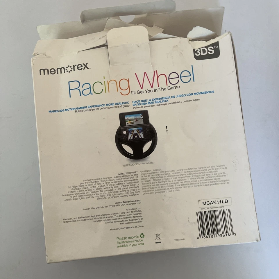 Memorex Racing Wheel For Nintendo 3DS - Image 3 of 4