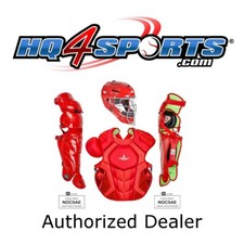 All-Star System 7 Axis Solid CKCC912S7XS Youth Catchers Gear Set - Scarlet