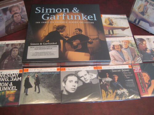 SIMON & GARFUNKEL RARE 180 GRAM BOX +JAPAN BRIDGE GRADUATE REPLICA OBI 9 CD SETS - Afbeelding 1 van 1