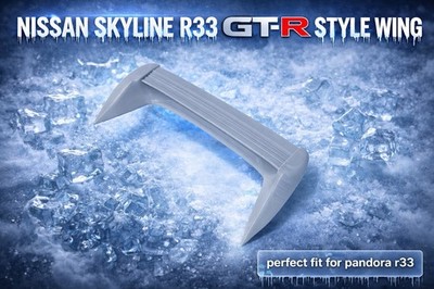 1/10 RC Drift R33 GTR Style Wing