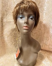 Mannequin Head/Shoulder Wig Head w/wig, Dark Skin Female