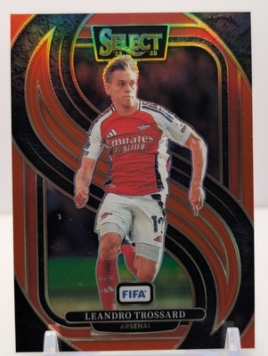 2024-25 Panini Select FIFA - Leandro Trossard Mezzanine Red Prizm