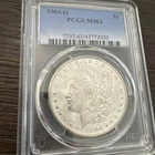 1904-O Morgan Silver Dollar - 90% Silver Verified - New Orleans Mint - PCGS MS63