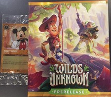 Disney LORCANA Wilds Unknown SET 12 PRERELEASE KIT Mickey Puzzle Promo SEALED