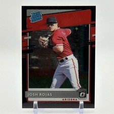 JOSH ROJAS 2020 Optic Rated Rookie Card BLACK /125 #67 DIAMONDBACKS. rookie card picture