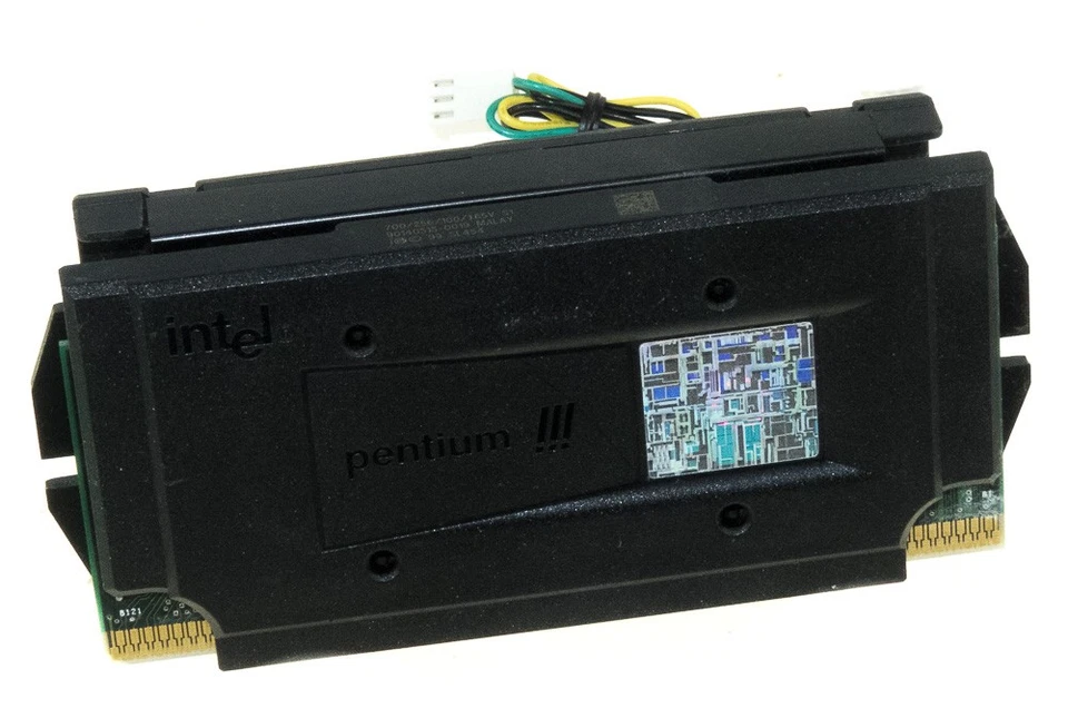 INTEL PENTIUM III SL454 700MHz SLOT1 + COOLER - Immagine 2 di 2