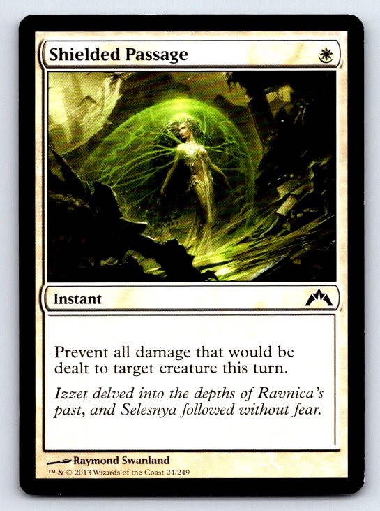 Shielded Passage 24 Common Gatecrash Magic: The Gathering Lightly Played