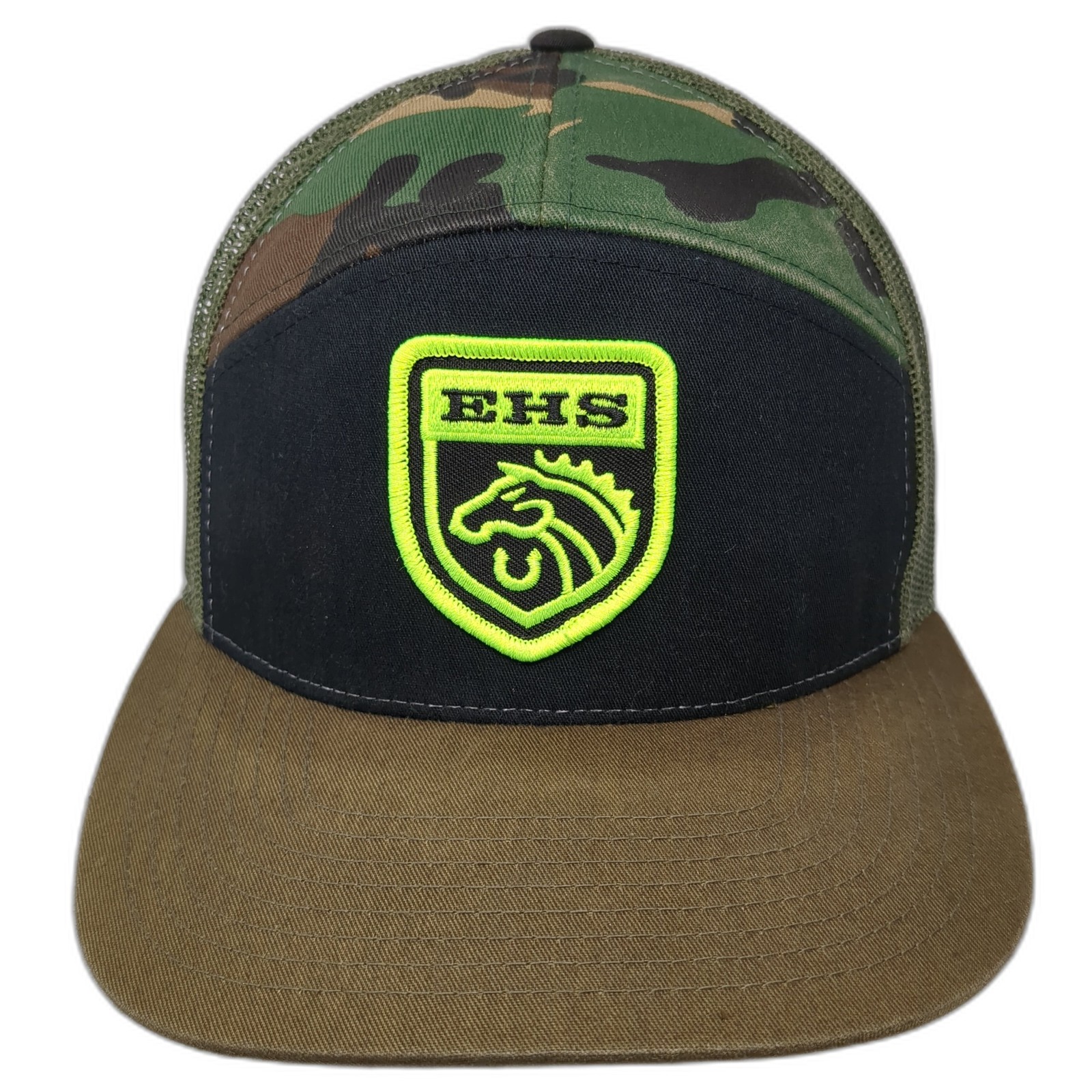 EHS Snapback Trucker Hat Multi One Size Adjustabl… - image 1