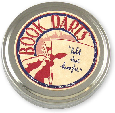 125 Count Tin Brass Bookmarks - Line Book Markers