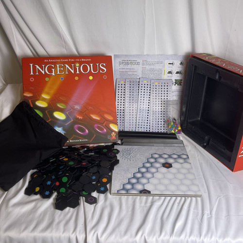 Ingenious Board Game by Reiner Knizia Fantasy Flight Family COMPLETE 1-4 Players - Picture 1 of 16