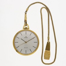OMEGA De Ville pocket watch WATCH Silver Gold Plated MN