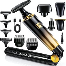 Back Shaver for Men with Adjustable Long Handle  5 in 1 Electric Body Groomer,