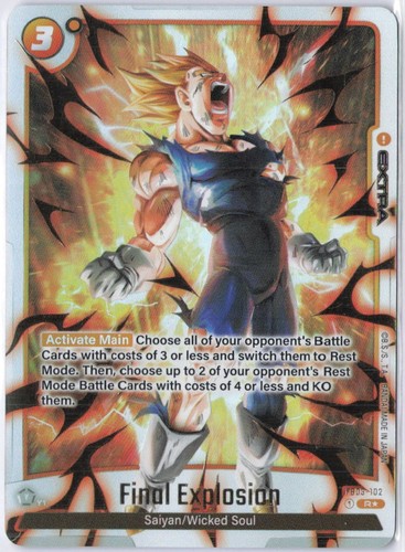 Final Explosion [Alternate Art] FB03-102 Dragon Ball Fusion World Raging Roar card