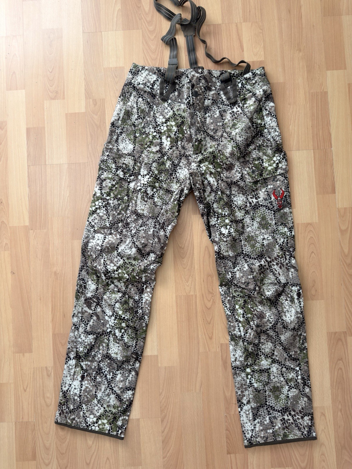 Badlands Algus Pant in the Approach camo pattern, size Large Tall (L Tall)