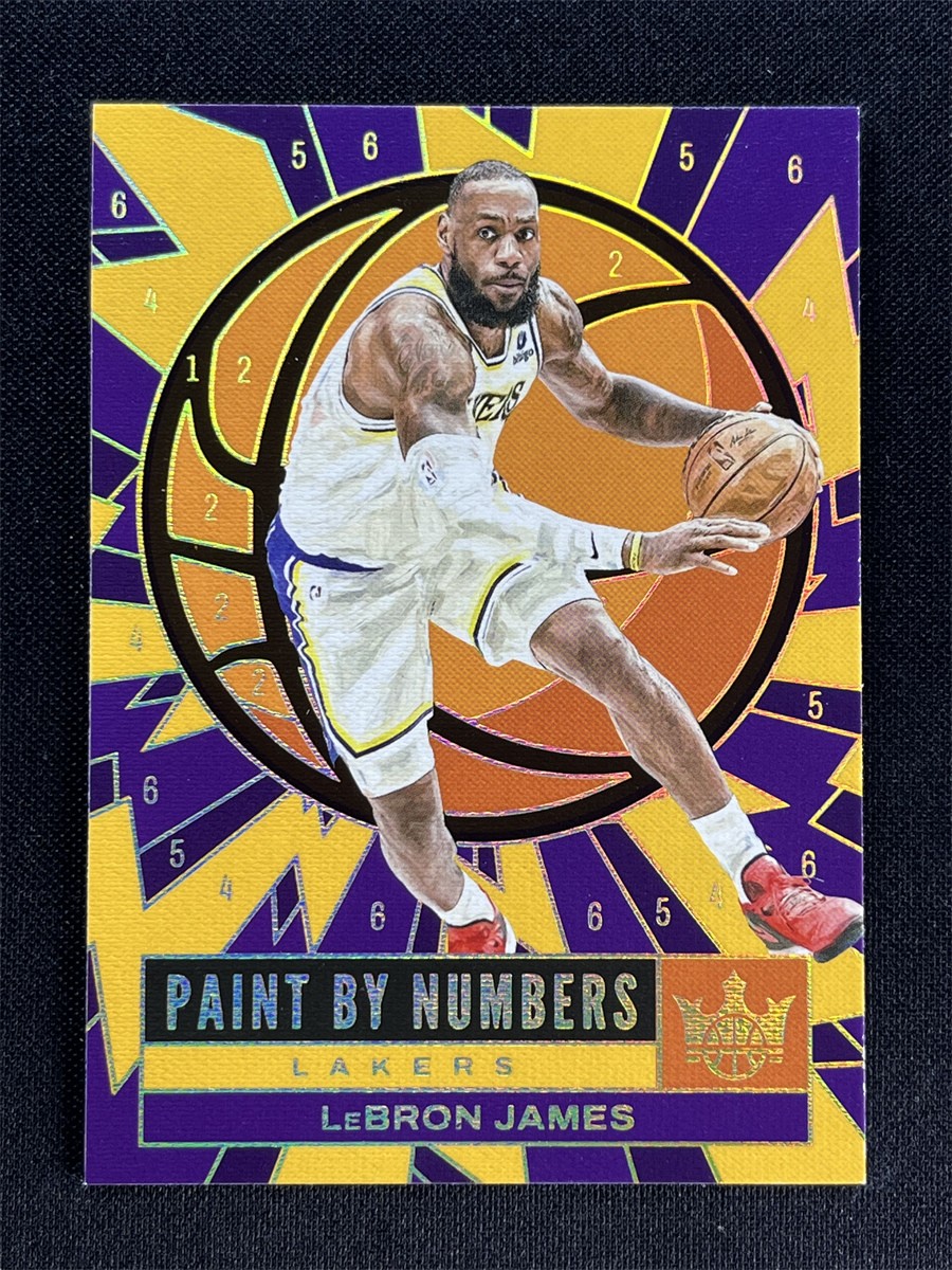 2023-24 Panini Court Kings LeBron James #13 Paint By Numbers Case Hit SSP