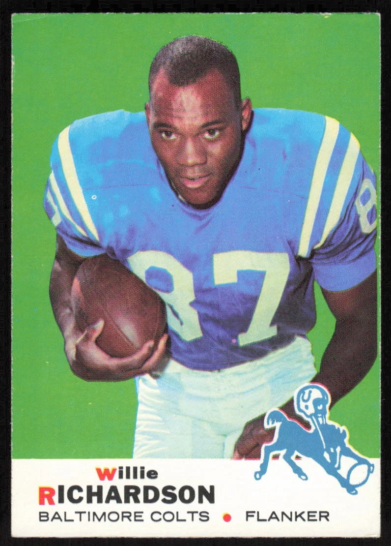 1969 Topps #5 Willie Richardson - $1 SHIPPING (JB4)