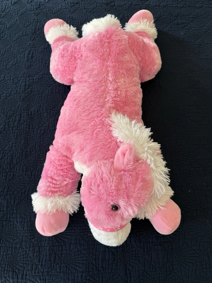 Pink Dan Dee Collector’s Choice Horse Pony Plush 23” Retired Snuggly Soft Toy - Image 3 of 4