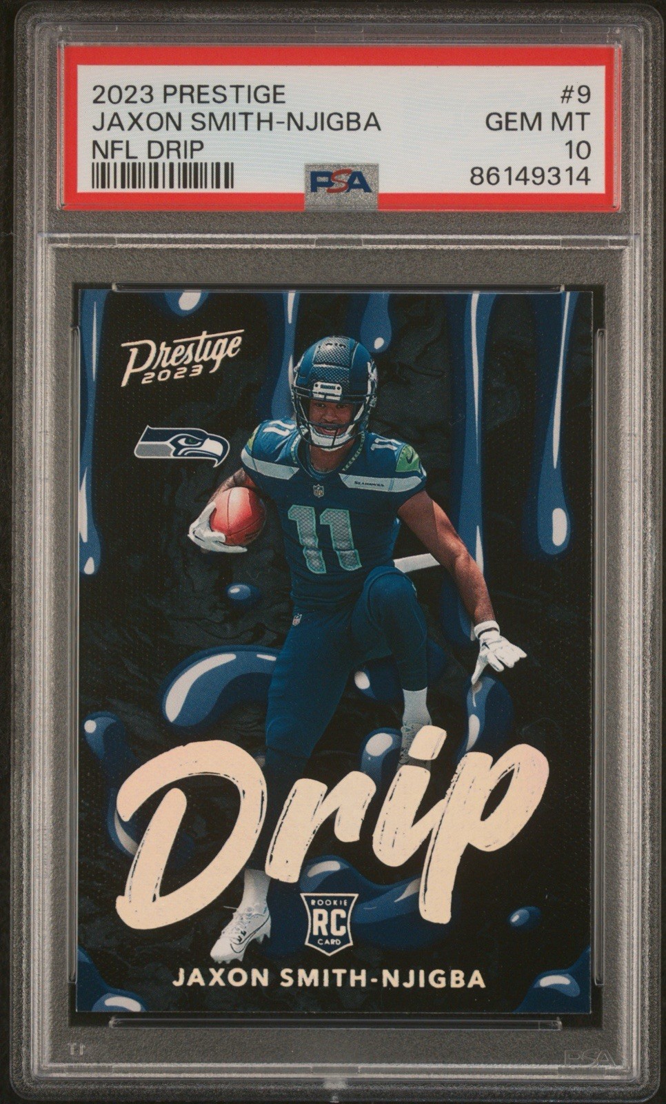 Jaxon Smith-Njigba Panini Prestige NFL Drip #9 Base